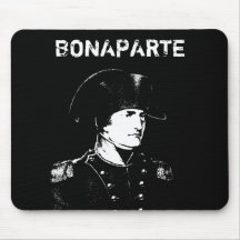 Napoleon -- Black and White Mouse Pad