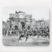 Napoleon I Reviewing His Troops Mouse Pad