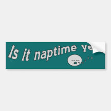 Naptime Bumper Sticker