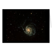 Nasa - Spiral Galaxy M101 Greeting Card