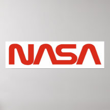 NASA Worm (Snake) Logo Poster