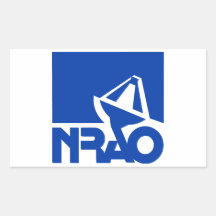 National Radio Astronomy Observatory Rectangular Stickers