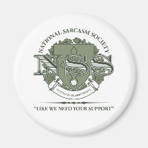 National Sarcasm Society Magnet