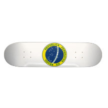 National Seal of Brazil Custom Skateboard