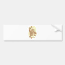 Native American Chief Bumper Sticker