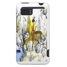 Native American Winter Warrior HTC Vivid Case
