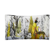 Native American WINTER WARRIOR Makeup Bags