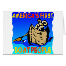 Native Americans, Americas First Boat People Cards