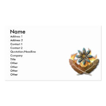 native red tailed hawk feathers and flames digital business card templates