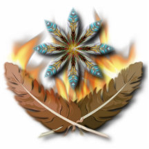 native red tailed hawk feathers and flames digital photo cutouts