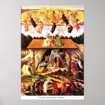 Nativity, 1500 by Sando Botticelli Print