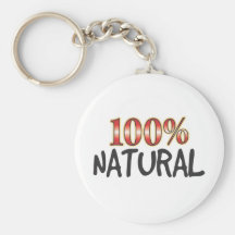 Natural 100 Percent Keychain