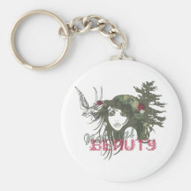 natural beauty key chain