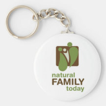 Natural Family Keychain