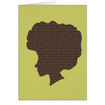 Natural 'Fro Greeting Cards