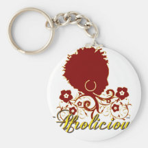 Natural Hair:Afrolicious Keychain