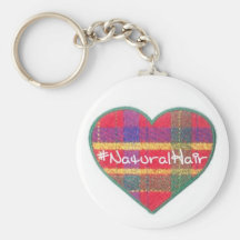 #Natural Hair Key Chain