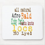 Natural Hair T shirt Mousemat