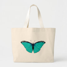 Natural History Blue Butterfly on Tote Bag