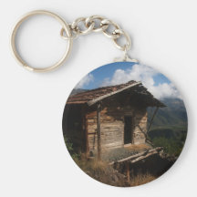 natural life in the clouds between the chalet keychain