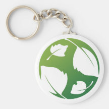 Natural News Logo Keychain (green)
