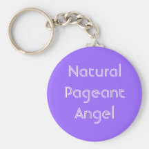 Natural Pageant Angel Keychain