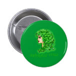 Naturally Curly! With Irish Shamrocks Buttons