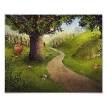Nature design - apple orchard art photo