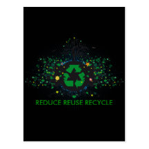 Nature Recycles Post Card