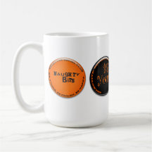 Naughty Bits BADGES Mug