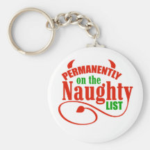 Naughty List Keychain