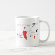 Naughty or nice coffee mug