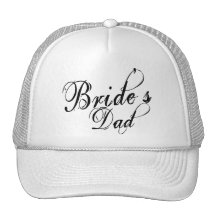 Naughy Grunge Script - Bride's Dad Black Hat