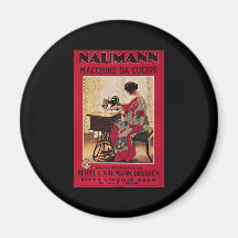 Naumann Macchine da Cucire Fridge Magnet