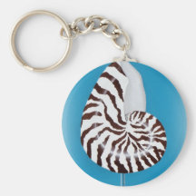 Nautilus Shell Keychains