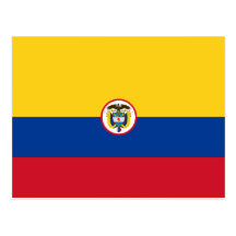 Naval Ensign Of Colombia, Colombia Post Cards
