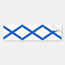 Naval Ensign Of Russia, Russia flag Bumper Sticker