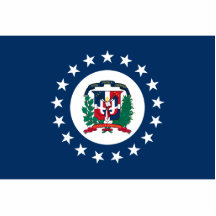 Naval Jack Of The Dominican Republic, Dominican Re Photo Sculpture