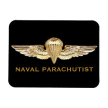Naval Parachutist Flexible Magnets