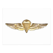 Naval Parachutist Postcards