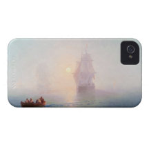 Naval Ship Ivan Aivazovsky seascape waterscape sea Case-Mate iPhone 4 Cases