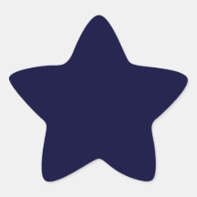 Navy Blue Solid Color Template Stickers