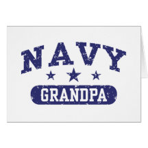 Navy Grandpa Card