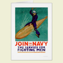 Navy, the Service for Fighting Men (US02288) cards