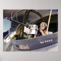 Navy War Bird 30-Calibre Machine Gun Posters