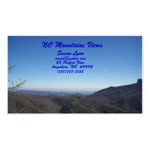 NC Mountains Views, Business Card