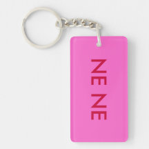 NE NE ACRYLIC KEYCHAINS