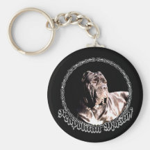 Neapolitan mastiff keychain
