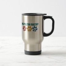 NEAPOLITAN MASTIFF Mum Paw Print 1 Coffee Mug