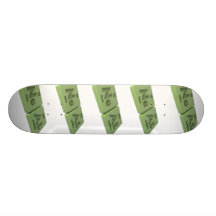 Neat as Ne Neon and At Astatine Custom Skateboard
